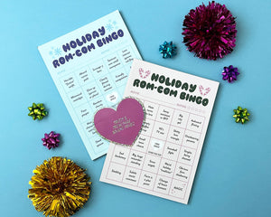Holiday Movie Roast Bingo Notepad Set