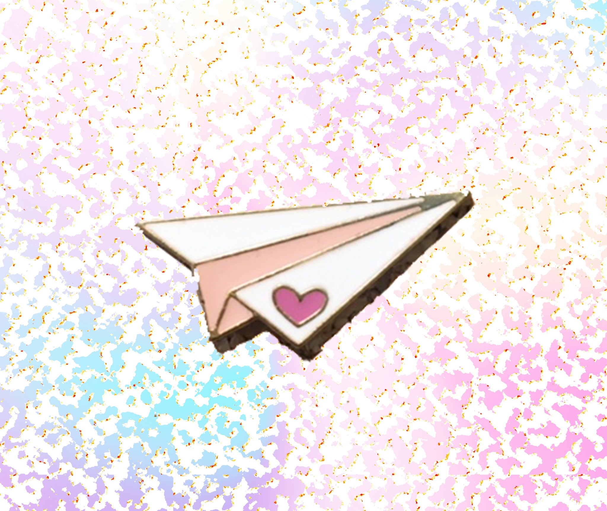 Paper Airplane Enamel Pin - fabnobodies