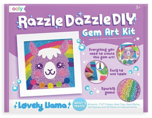 Razzle Dazzle D.IY. Gem Art Kit: Lovely Llama