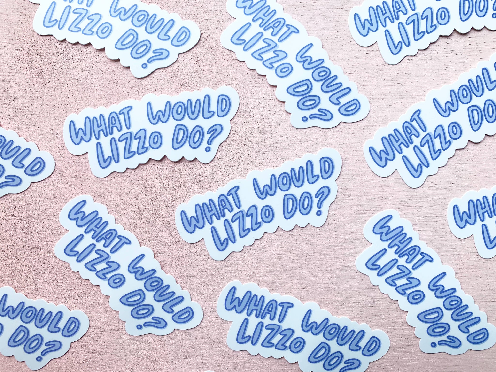 What Would Lizzo Do Vinyl Sticker
