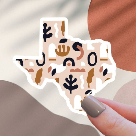 Texas Clay State Sticker
